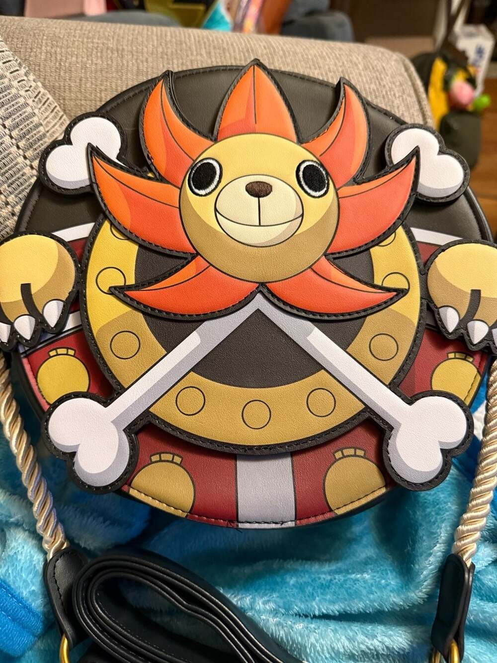 Loungefly One Piece Thousand Sunny Figural Crossbody Bag